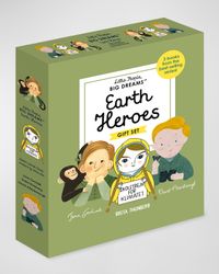 Kid's "Little People, Big Dreams: Earth Heroes" 3-Piece Book Set
