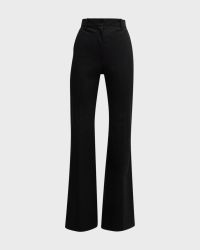 Tafira High-Rise Flare Gabardine Pants