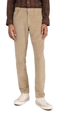 Faherty Stretch Terry Corduroy 5 Pocket Pants Washed Charcoal 32