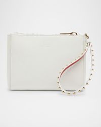 Cabata Mini Pouch Wristlet in Leather