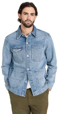 Alex Mill Work Jacket in Vintage Wash Denim Vintage Wash L