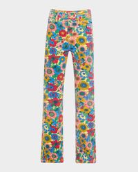 The High-Waisted Weekender Skimp Floral Jeans