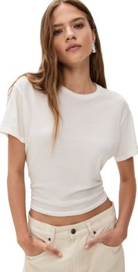 R13 Tight Waist Tee Ecru L