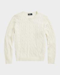 Men's The Iconic Cable-Knit Cashmere Sweater
