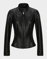 Fitted Python Jacket