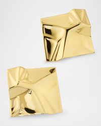 Tetra Button Earrings