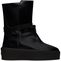Fear of God Black Leather Boots