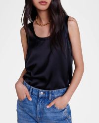 Lourma Silk Tank Top