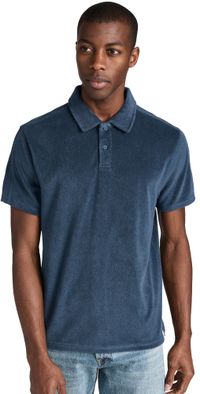 Fair Harbor Ravello Terry Polo Navy M