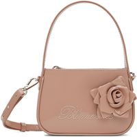 Blumarine Pink Rhinestone Logo Bag