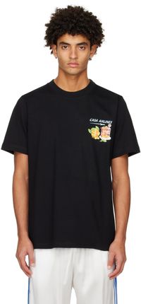 Casablanca SSENSE Exclusive Black Panoramique T-Shirt