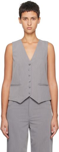 Staud Gray Brett Vest