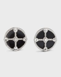 Men's Sterling Silver Enamel Cufflinks