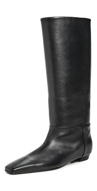 Proenza Schouler Trap Flat Boots in Nappa Black 39