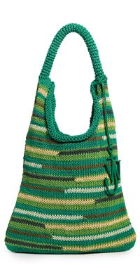 JW Anderson Knitted Hobo Bag Green/Multi One Size