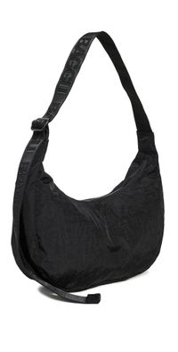 BAGGU Medium Nylon Crescent Bag Black One Size