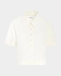 Short-Sleeve Polo Top