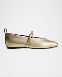 Spire Leather Mary Jane Ballerina Flats