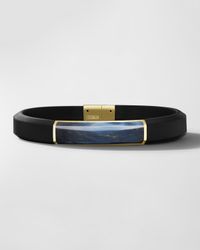 10mm Men's Streamline ID Rubber Bracelet