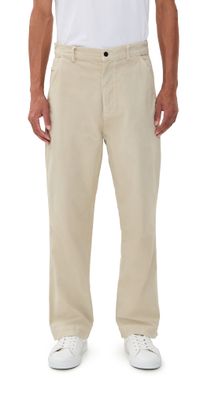 Officine Generale Greg Garment Dye Cotton Moleskin Pants Galet 54