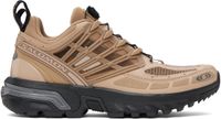 Salomon Baskets Pro beiges à technologie Agile Chassis™ System