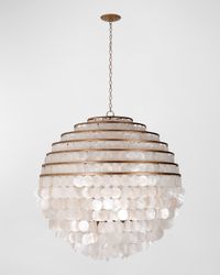 Sphere 36" Capiz 4-Light Pendant