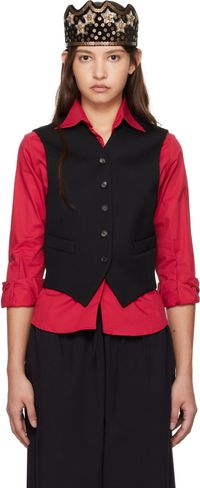 Bode Black Riding Twill Waistcoat