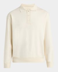 Men's Cocooning Cashmere Fleece Polo Sweater
