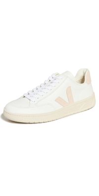 Veja V-12 Leather Sneakers Extra White/Sable 43