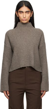 Loulou de Saison Col roulé Kris taupe