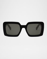 Triomphe Acetate Square Sunglasses