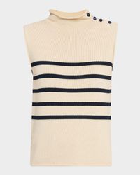 Trofeo Striped Cotton Knit Top
