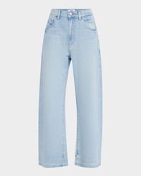 Arellia Ankle Jeans with Wide Undone Hem