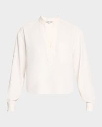 Dean Collared V-Neck Top