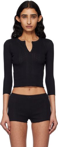 Cou Cou Henley court noir