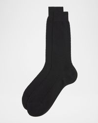 Men's Trama Stitch Cotton Crew Socks