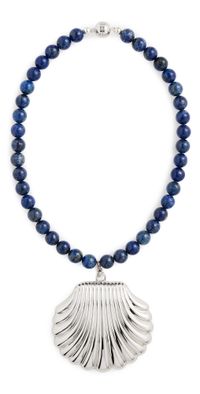 Julietta Holbox Necklace Silver/Navy One Size