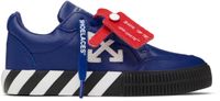 Off-White Enfant | Baskets bleues en cuir à semelle en caoutchouc vulcanisé
