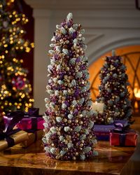 Frosted Plum 24" Tabletop Tree