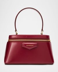 Antigona Vanity Top-Handle Bag in Box Leather
