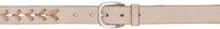 OUR LEGACY Ceinture de style corset beige