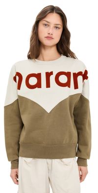 Isabel Marant Étoile Houston Sweater Ecru/Dark Khaki 38