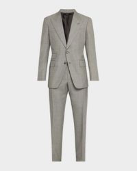 Men's Shelton Sharkskin Slim-Fit Suit