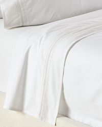 Miriah 200 Thread Count Percale Queen Flat Sheet