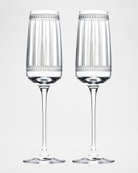 Marrakech Champagne Flute Glasses, Set of 2