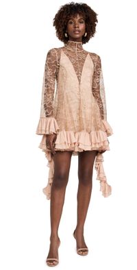 ALEXIS Aliya Short Dress Fawn XS