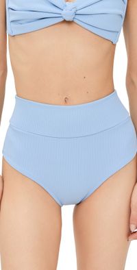 Montce AC High Rise Bikini Bottoms Peri Rib S