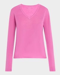 Machine Washable Cashmere V-Neck Pullover