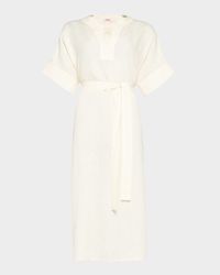 Bibi Linen Kaftan Coverup