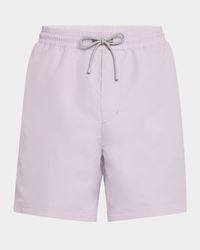 Men's Solid Swim Trunks